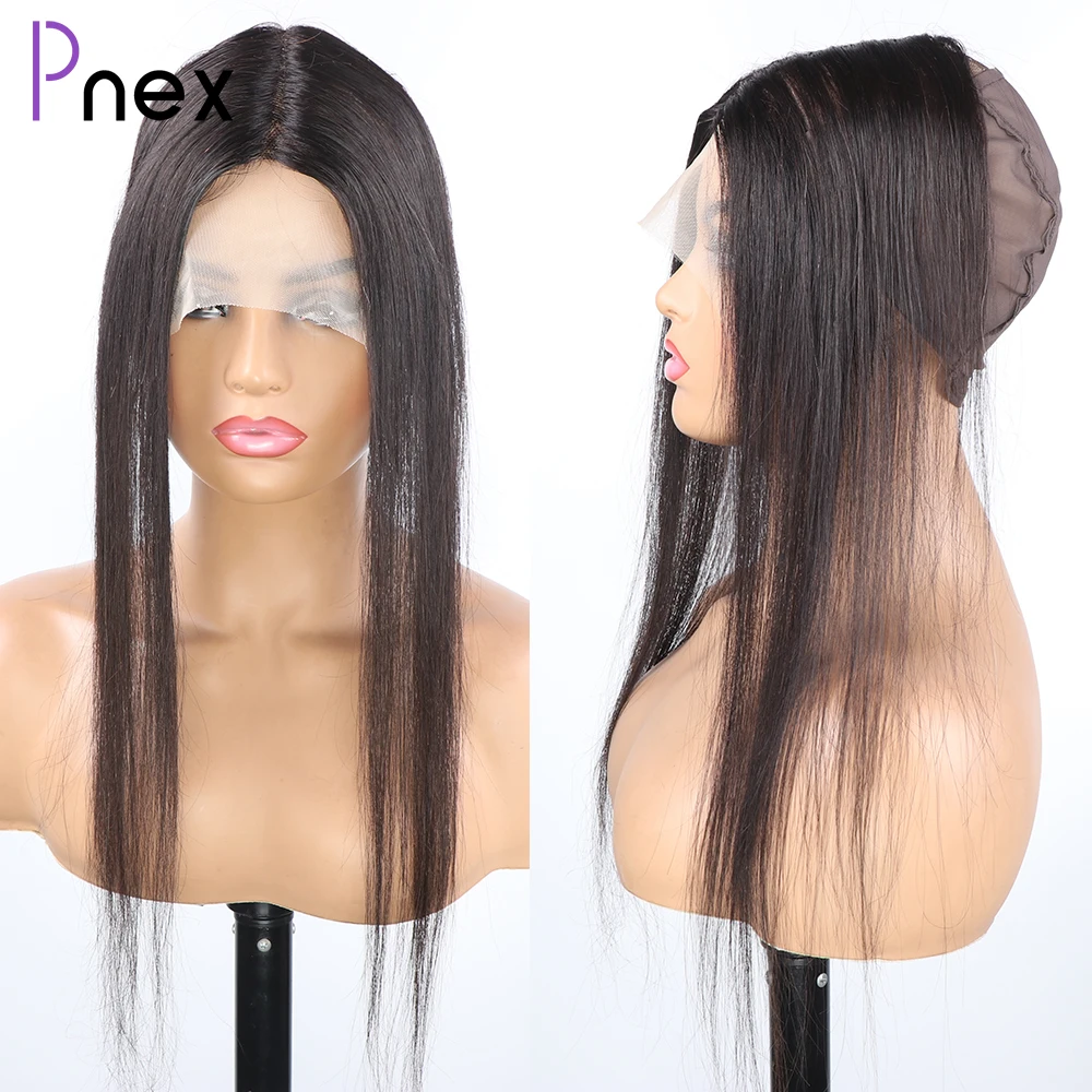 

T Part Lace Frontal Wig Cap Staight Human Hair Closure Brazilian Remy Human Hair 13x5x2 Transparent Lace Closure Only 8-20 Inch