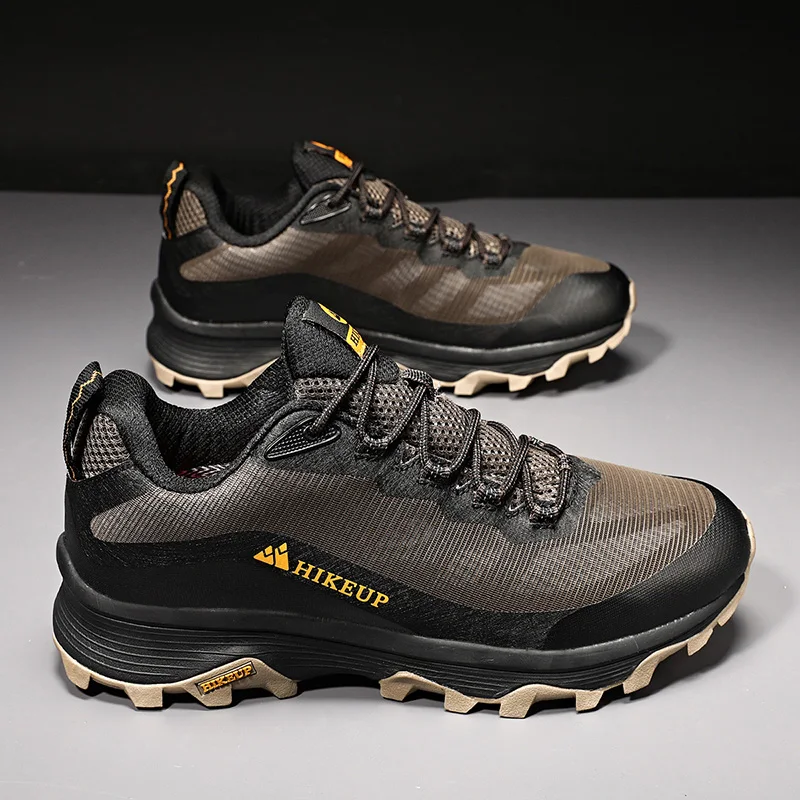 Hikeup Outdoor Laufschuhe Männer Frauen Anti-Rutsch-Wandern Camping Sport Trail männliche Sicherheits schuhe Komfort Trekking Turnschuhe – Detail 12
