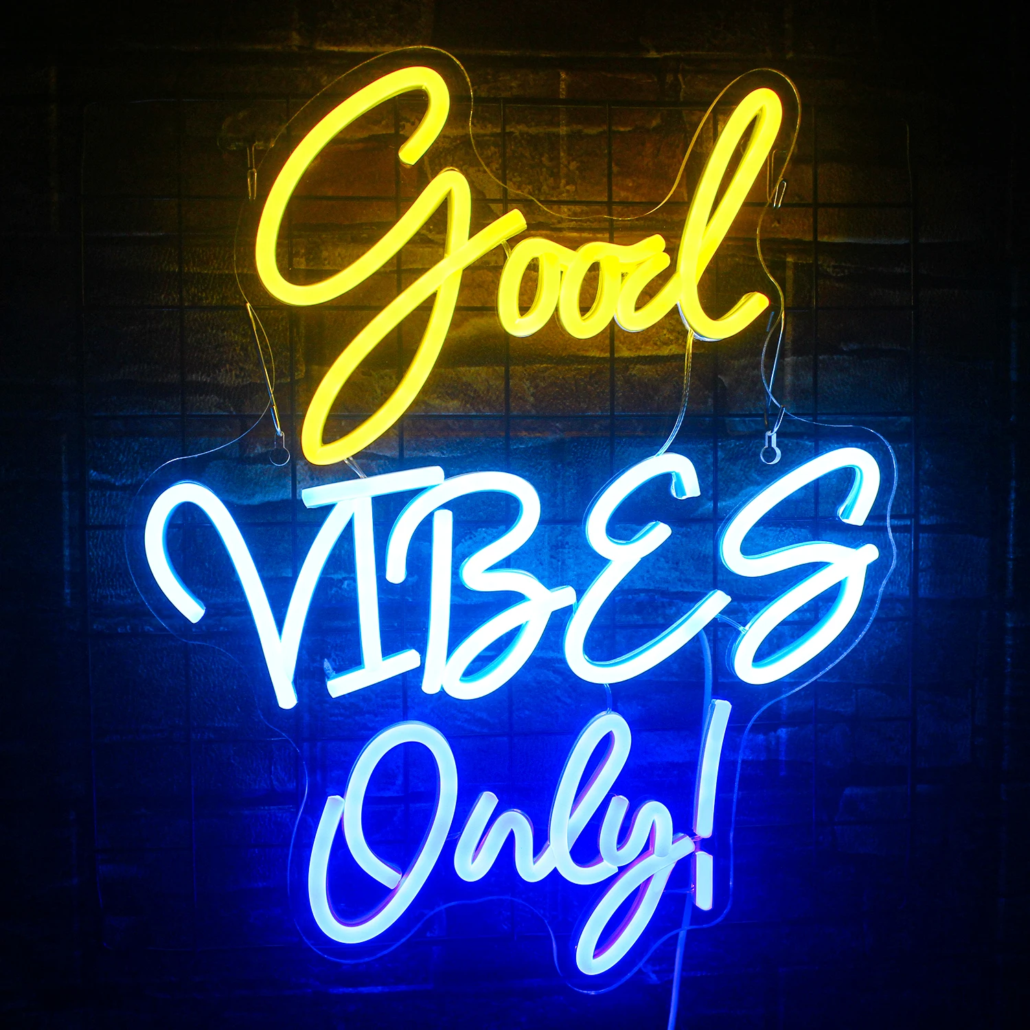 

Good Vibes Only Neon Sign LED Neon Signs for Wall Decor Birthday Party Bar Pub Club Apartment Home Wall Decor Neon USB Powered