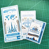 Fromthenon Travelers Notebook Writing Mat Soft Pvc Grid Ruler Board Planner Journal TN Accessories Student Stationery 2