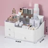 1pc Large Capacity Makeup Organizer for Vanity Desk Organizer with Drawers for Cosmetics Lipsticks Jewelry Care Skincare 4
