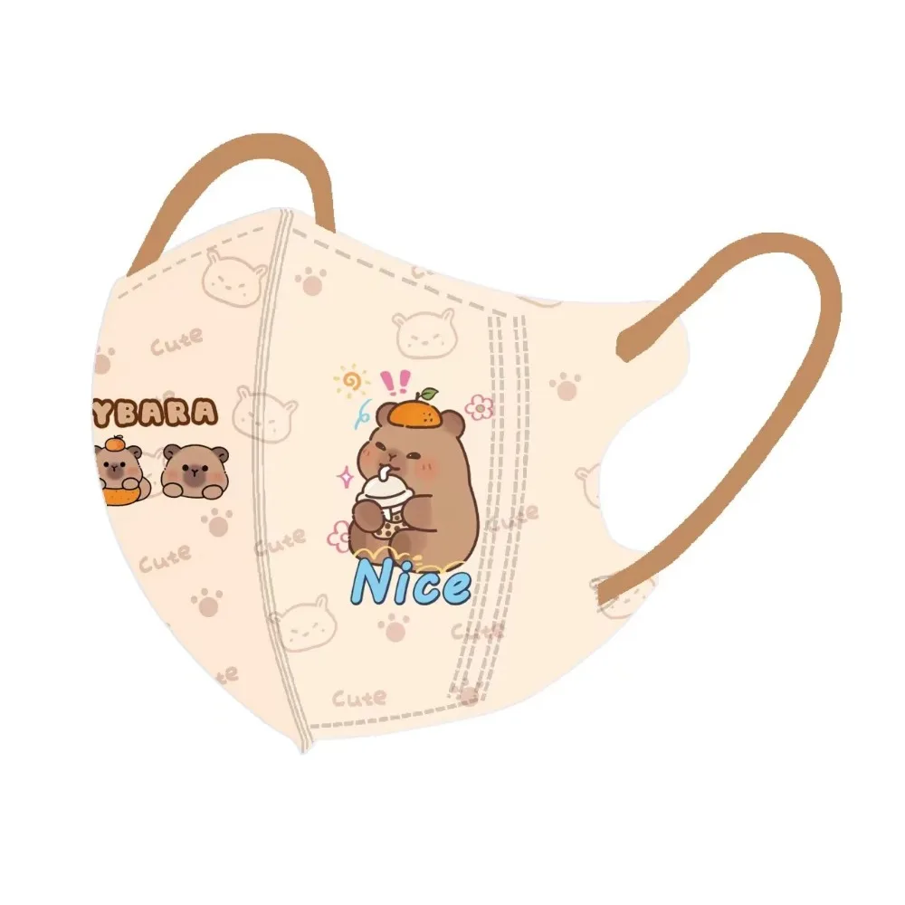Hot Sale Cartoon Children's Mask Dustproof Disposable Sunshade Mask Anti Pollen Face Veil Children 3-12 Years Old