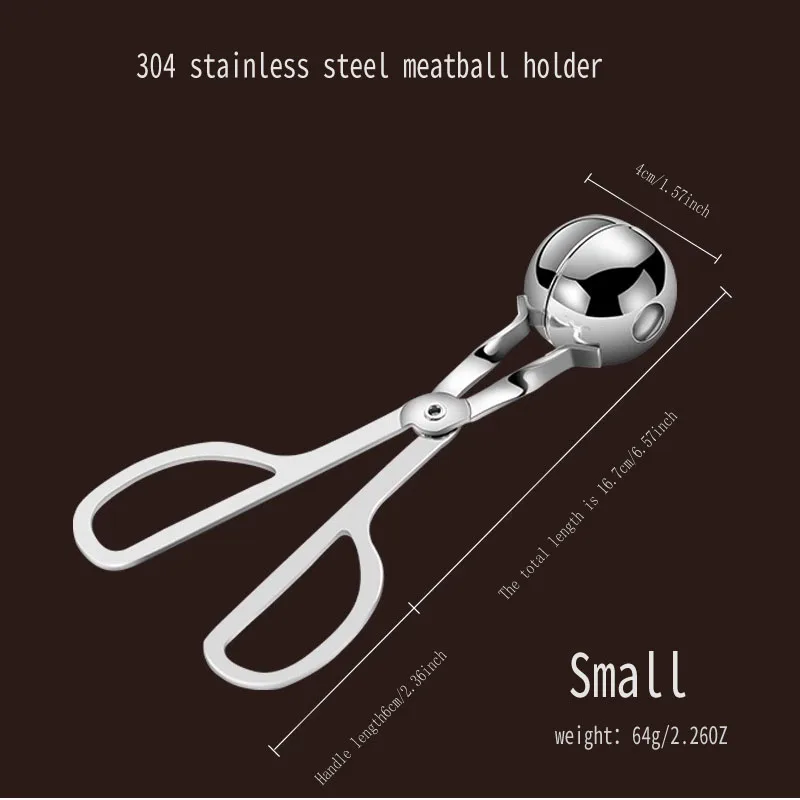 304 stainless steel meatball maker Meatball artifact Meatball tool Fish balls Shrimp slippery beef meatball clip