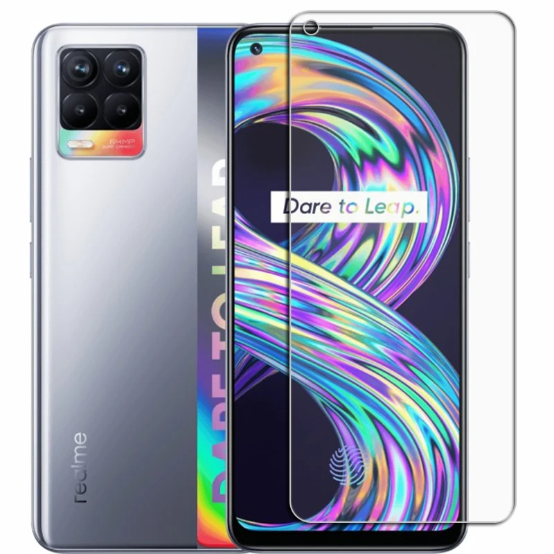 3 Pezzi Vetro Temperato Per Realme 8 5G (RMX3241) – Pellicola Protettiva 9H, Ultra Resistente, Antigraffio, Copertura Totale 6.50 Pollici - 2