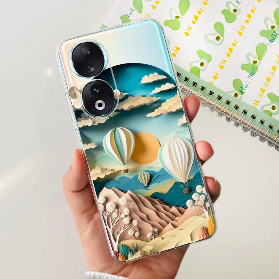 Elegant Flower Butterfly Pattern Soft Silicone TPU Phone Case