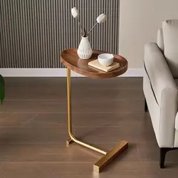 Side Table Small Coffee Table Sofa Side Cabinet Mobile Mini Corner Table Bedside Small Unit Luxury Bedside Small Table