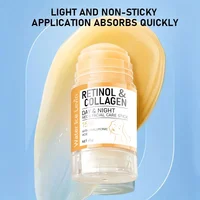 Stick Crème Visage et Cou Jour et Nuit au Rétinol et Collagène 45g, Hydratant et Nourrissant, Non Gras, Facile à Appliquer, Facilement Absorbable, Doux et Non Irritant, Absorption Profonde ! 3