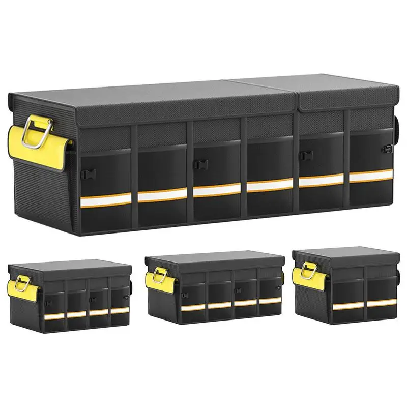 

Car Trunk Organizer Universal Large Capacity Storage Bag Multipurpose Stowing Tidying For Cars SUVs Trucks Auto Accessories