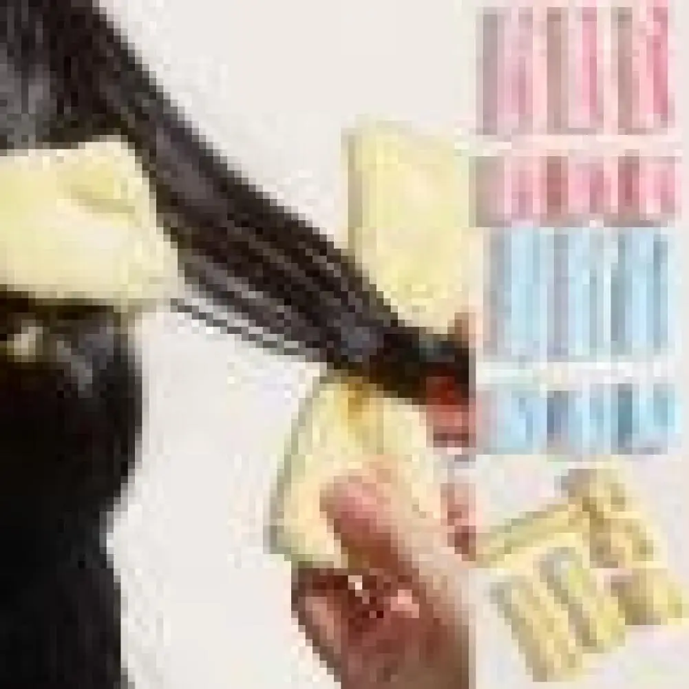 

6 шт., модные флисовые пончики для волос