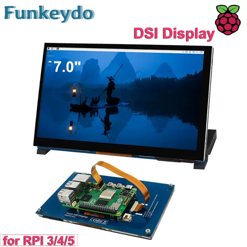 Display Touch MIPI DSI 5 Pollici Per Raspberry Pi – 800x480, Schermo Capacitivo, Plug And Play - 2