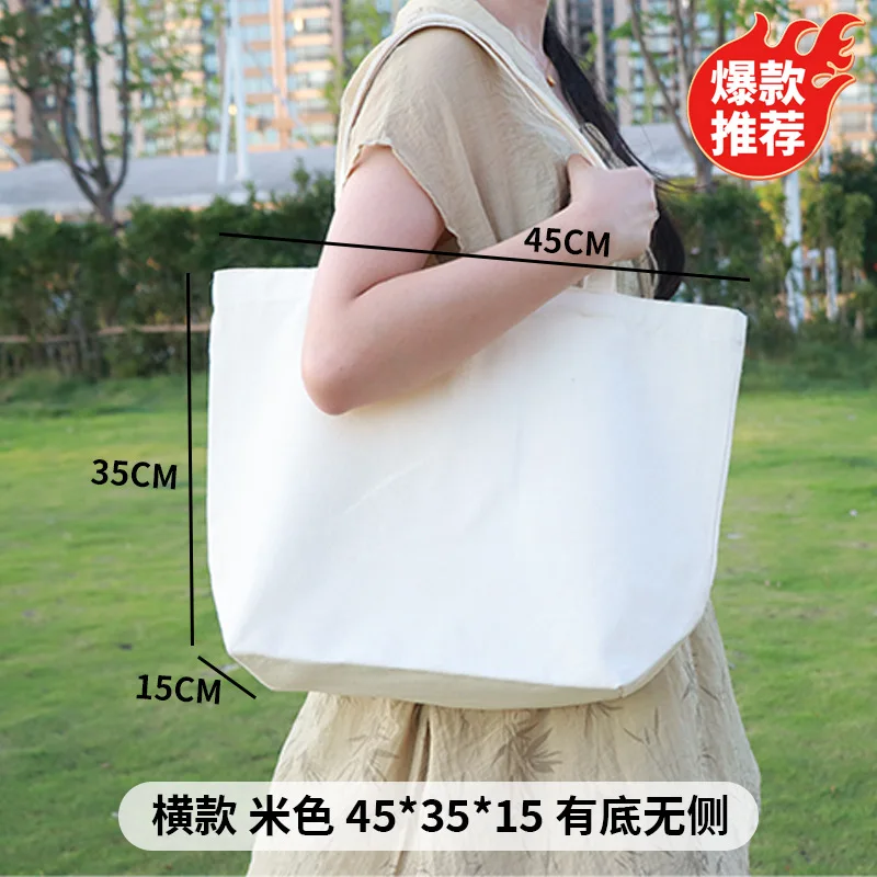 Sustainable Cotton Canvas Tote Bag