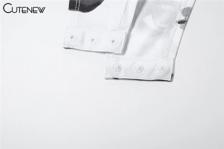 Body de manga larga con cuello alto y estampado de patchwork para mujer, nuevo top liso de moda, ropa de fiesta para club, ropa de calle de otoño