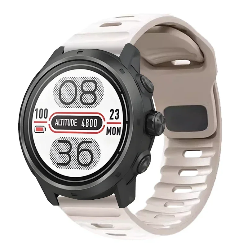 Sport Silicone Wristband Bracelet, 20mm/22mm Strap