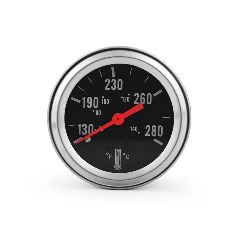 업그레이드된 2인치(52MM) 기계식 12V 수온계, 센서가 있는 자동차 수온 게이지, 기계식 수온계