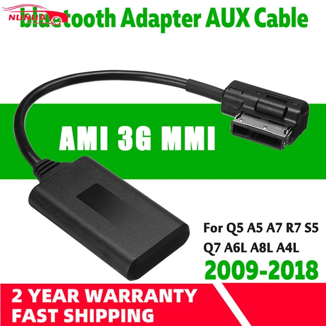 Adaptateur technique compatible Bluetooth MMI AMI, interface multimédia  radio mx, câble mx, entrée audio sans fil