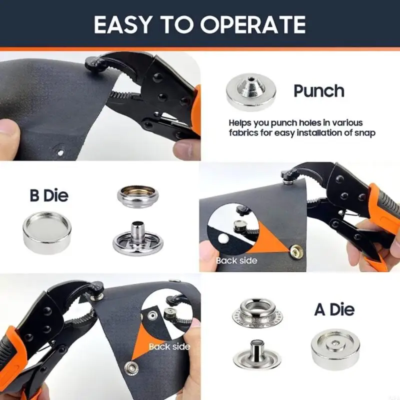 Fastener Installation Set Button Tool Convenient Fastening Solution Fastener Tool Adjust
