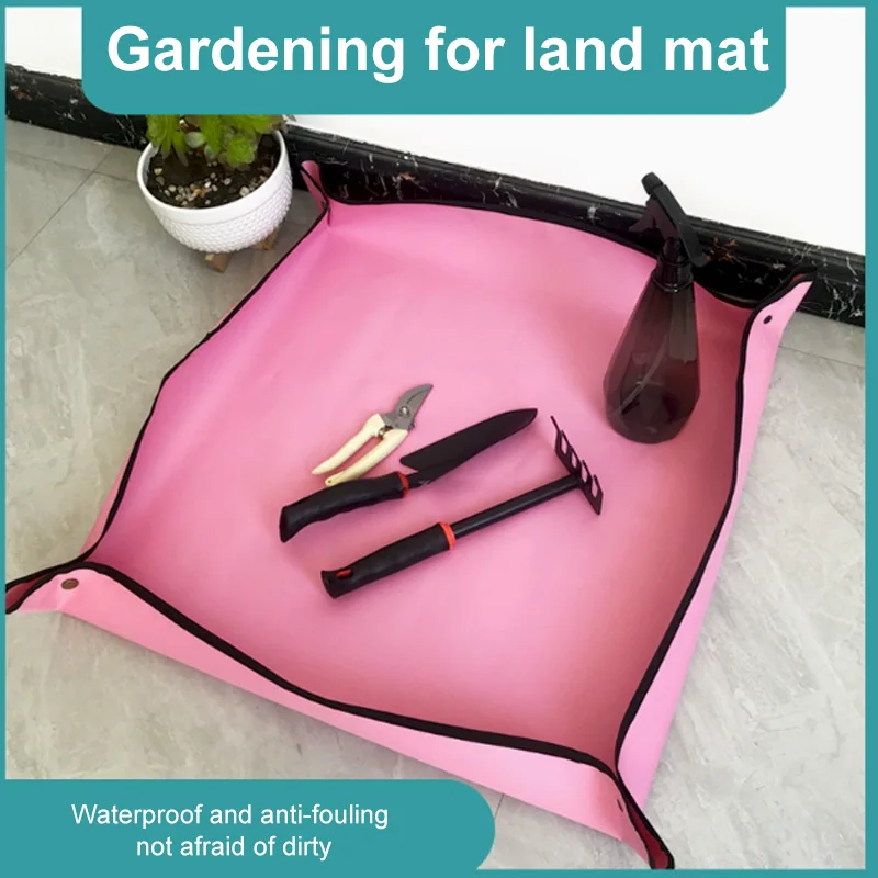 Home Gardening Supplies Planting Mat 50cm Foldable Garden Plant Flower Pot Reusable Transplanting Mats Garden Accessories planting mat gardening mat