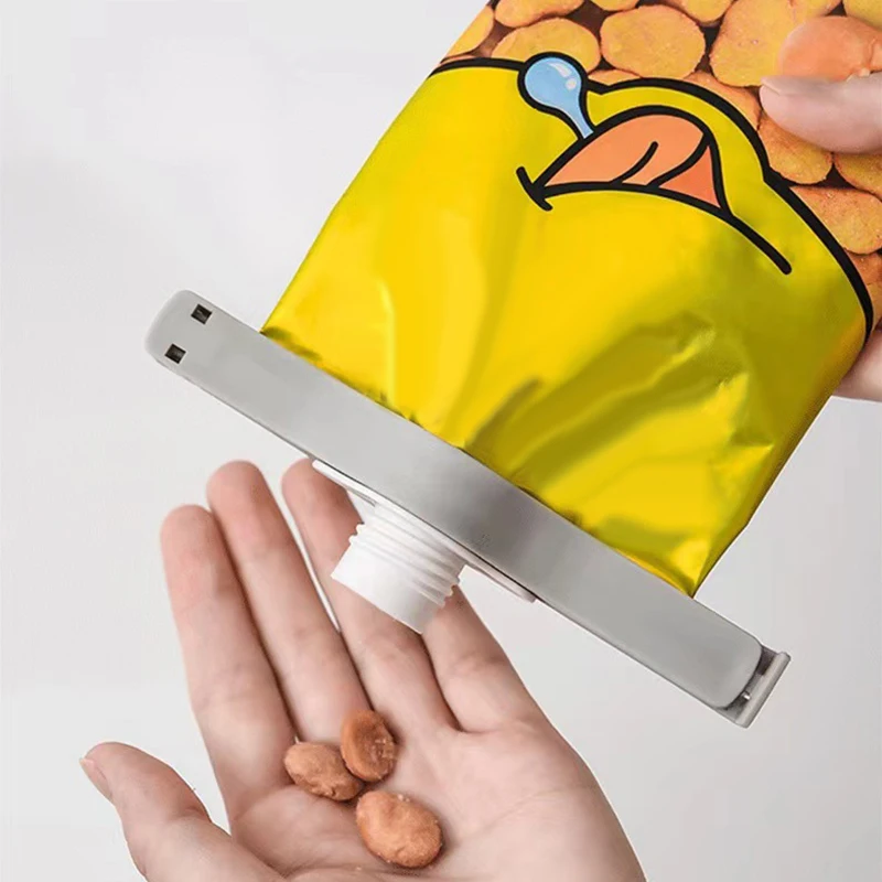 스크류 캡 씰링 클립 조미료 가방, 우유 분말 소금 가방, 씰링 클립, 스낵 식품 보존 클립 가제트, 주방 액세서리 Best5 스크류 캡 씰링 클립 조미료 가방, 우유 분말 소금 가방, 씰링 클립, 스낵 식품 보존 클립 가제트, 주방 액세서리 Best5