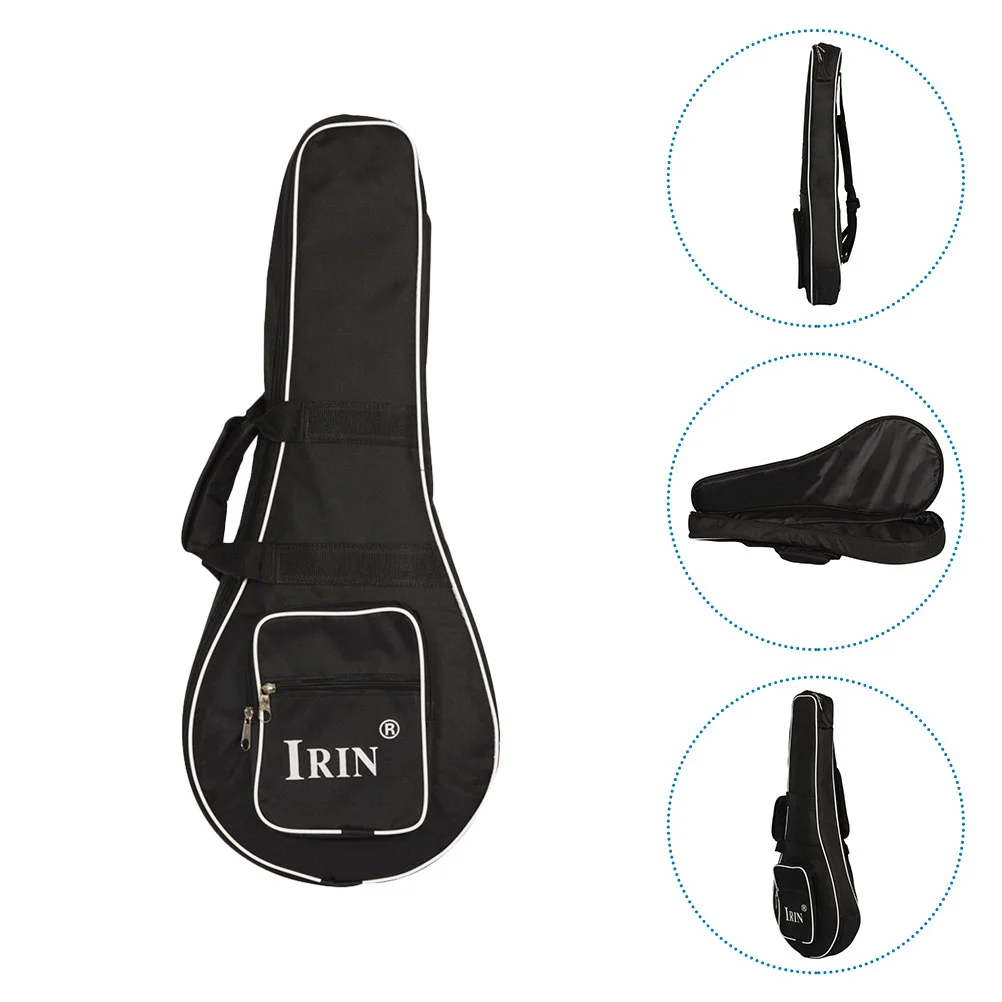 

1pc Mandolin Case Shockproof Thick Padded Cotton Mandolin Gig Bag Waterproof Portable Musical Instrument Storage Bag for
