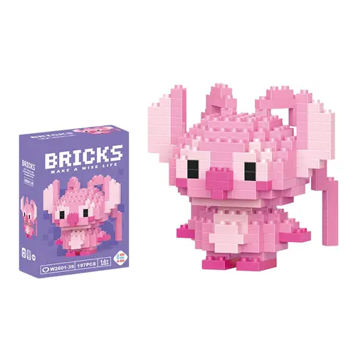 Disney 214 style Winnie LinaBell StellaLou Building Blocks Princess Cartoon Figrues Bricks Children's Assembly Toys Model Gift - Image 44