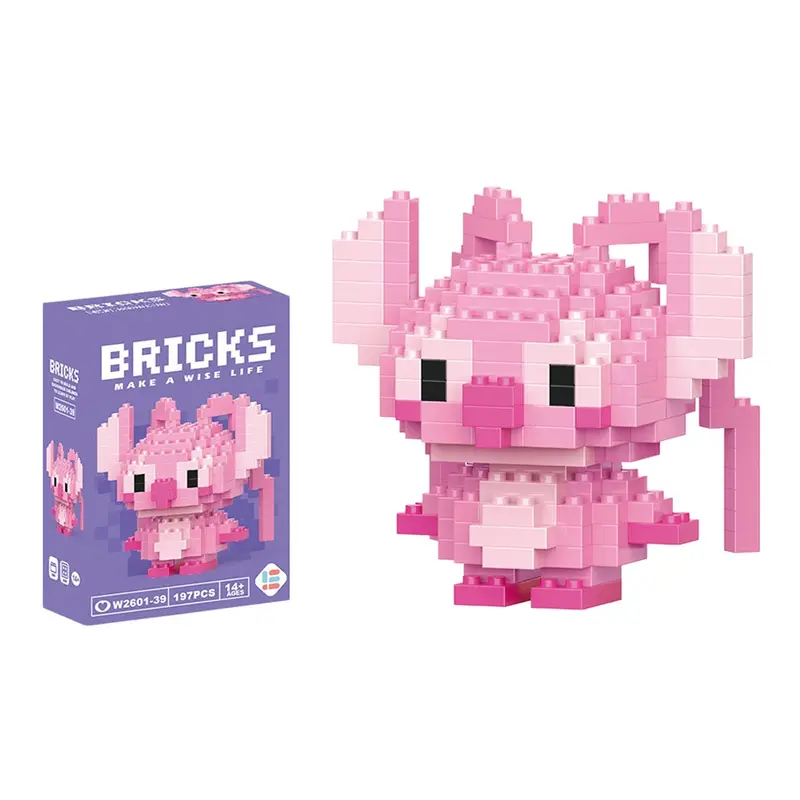 Disney 214 style Winnie LinaBell StellaLou Building Blocks Princess Cartoon Figrues Bricks Children's Assembly Toys Model Gift - Image 44