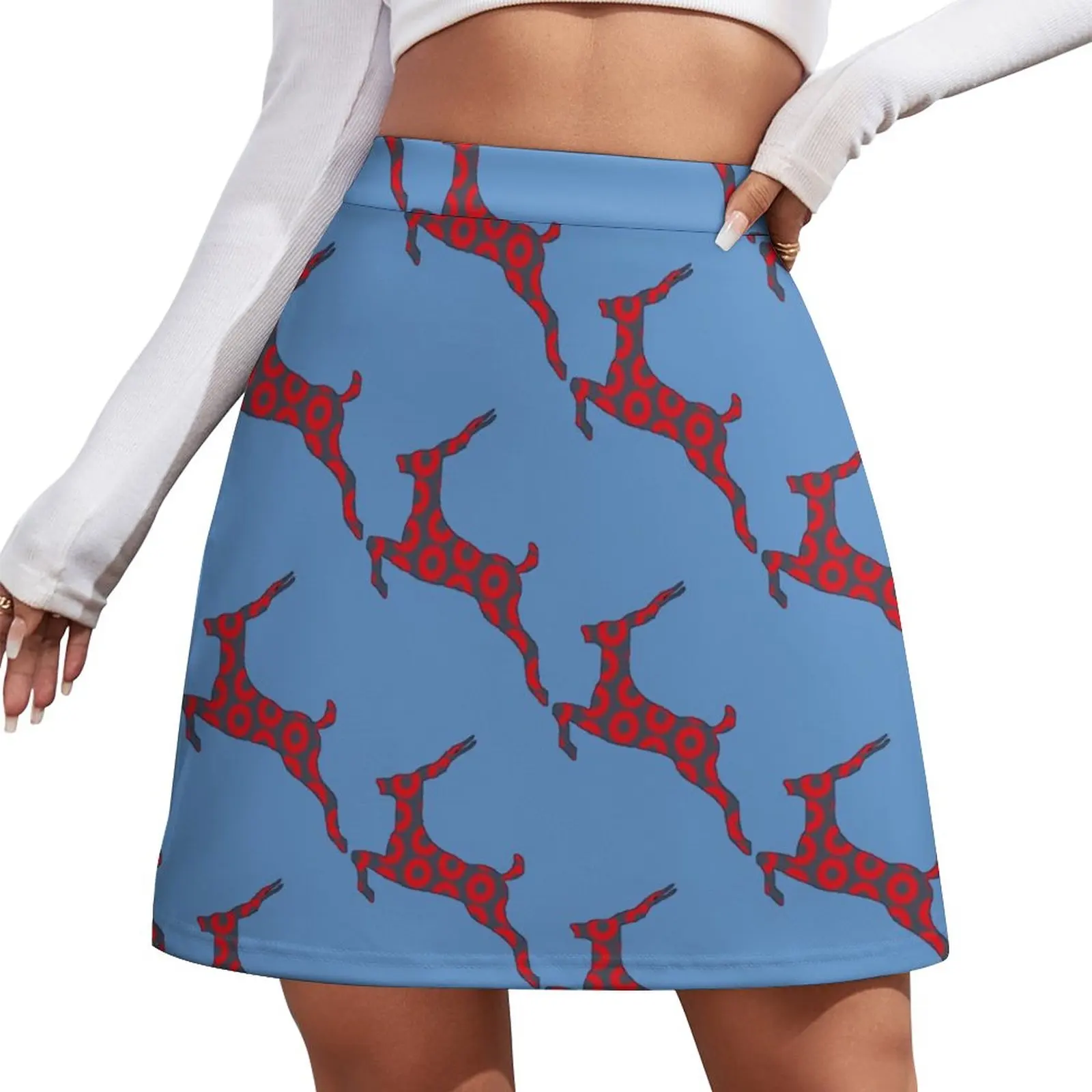 Phish - Run Like An Antelope Mini Skirt Womens dresses Women's summer skirt