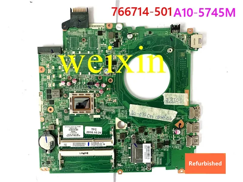 

Восстановленная материнская плата для Hp Pavilion 15-P 15Z-P 766714-501 DAY23AMB6C0
