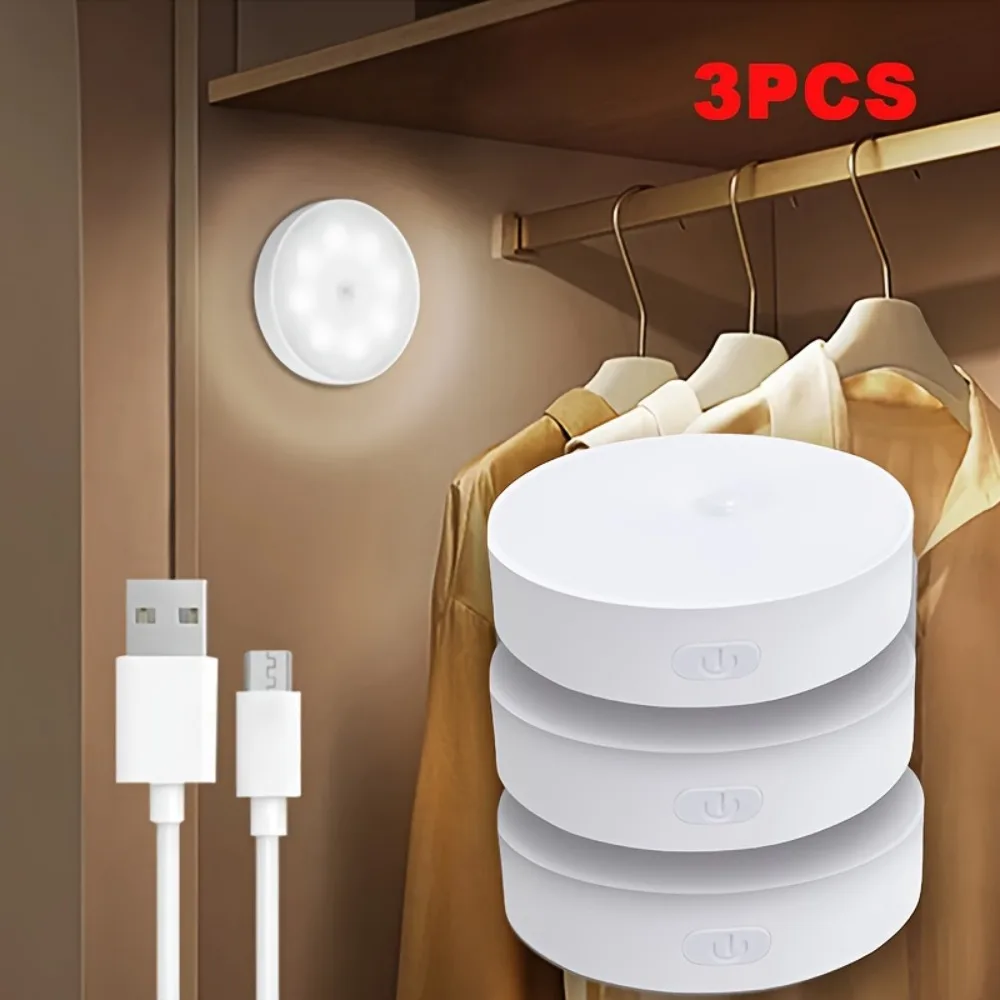 3pcs Motion Sensor Night Lights in Warm White/Cold White thumbnail 3