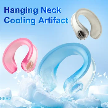 Fasce rinfrescanti per il collo, Tubo rinfrescante riutilizzabile per il collo, Anello rinfrescante per il collo, Gel mani libere per il caldo