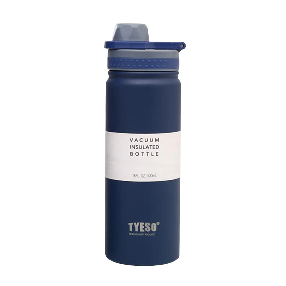 530ML/750ML 휴대용 진공 플라스크 스테인레스 스틸 절연 물병 여행 스포츠..