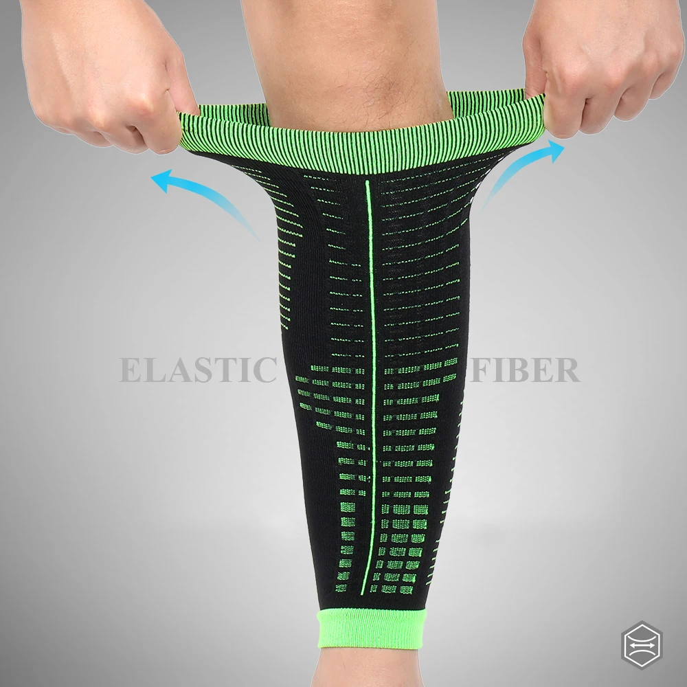 Sports Compression Leg Sleeves UV Protection Leg Warmers Men Cycling Running Basketball Marathon Gym Leg Guard Lower