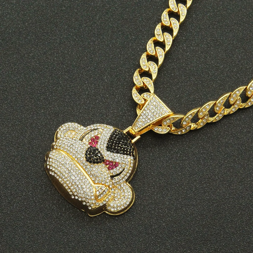 

Hip Hop Rap Rock King Kong Gorilla Men's Pendant Large Long Necklace Fitness Tough Guy Gift
