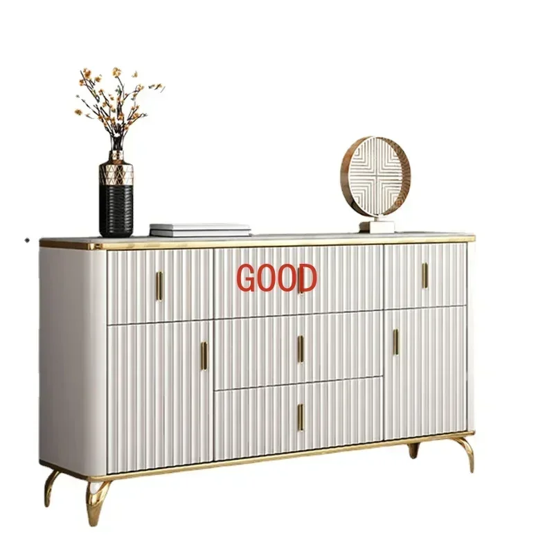 Dish Modern Wood Sideboards Kitchen Nordic Shelves Modular Luxury Sideboards Storage Table De Chevet Small Room Furnitures