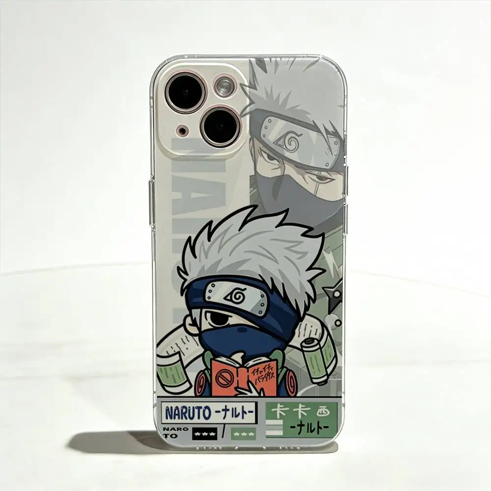 NARUTO Cute Cartoon Ultra Clear TPU Slim Lightweight Shockproof Phone Case Cover