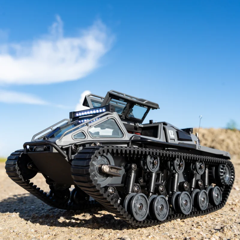 JJRC C8812 LED ライトフルスケールタンク JJRC C8812 1:18 Full Scale Remote Control Tank, Tracked Off‑Road