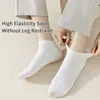 5 Pair Women's Spring/Summer Four Seasons Solid Color Simple Fashion Trend Sports Comfortable Socks 3