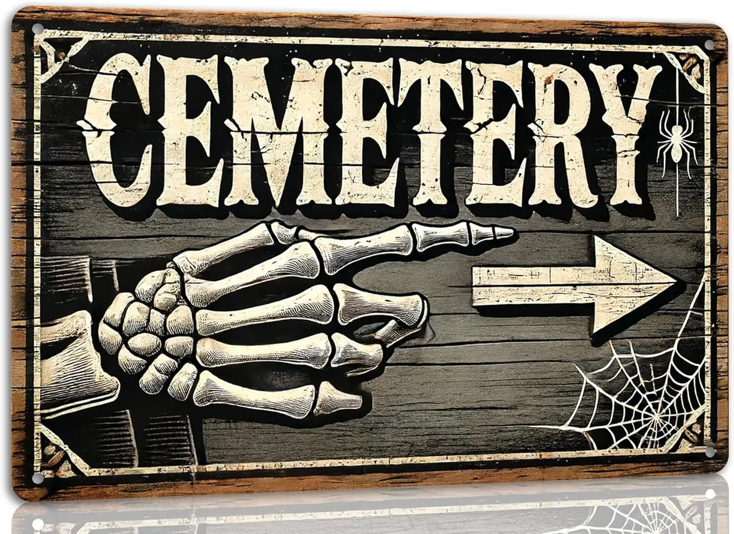 Spooky Cemetery Sign: The Perfect Haunt for My Backyard Bar and Beyond