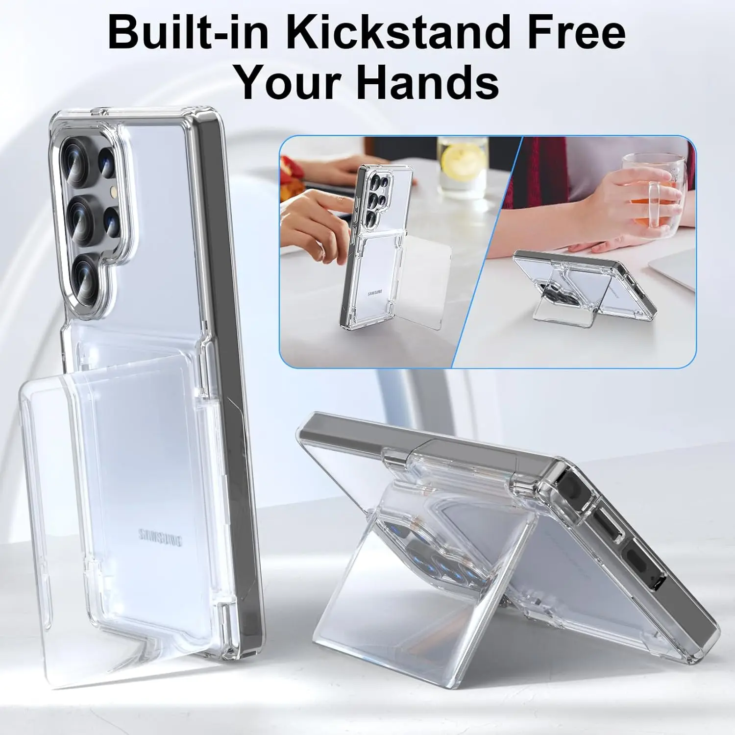 Ultra Slim Wallet Card Holder Protective Case - Heavy Duty Hard Cover