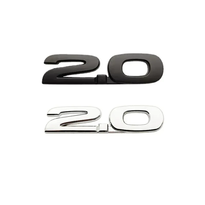 3D 금속 2.0 2.5 문자 자동차 펜더 엠블럼 뒷 트렁크 배지 스티커 For Mazda 3 6 Axela CX5 CX7 MX5 크롬 블랙 액세서리