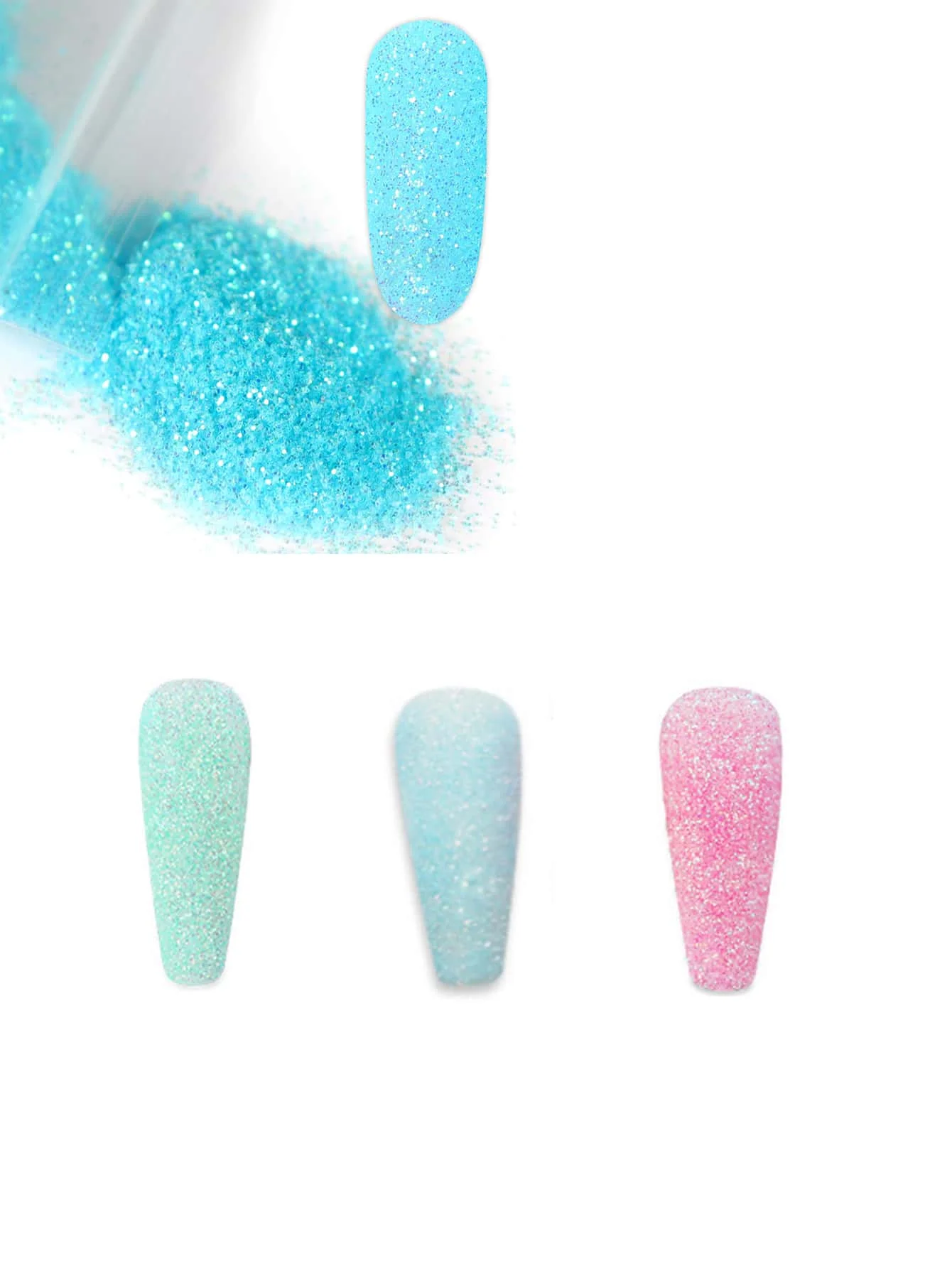 Description Picture 3 of item6Bottles Iridescent  Fine Glitter Series Powder Resin Supplies Glitters (10g) Flake Crafts Sequins Epoxy Chips Flakes for Tumble