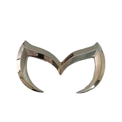 3D Metal Bat Emblem Badge Sticker Decal - Car Styling Accessory (Silver)