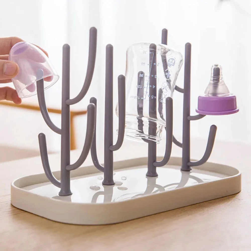 Dust-Free Bottle Shelf Drying Rack Multifunctional Folding Draining Pacifier Pacifier Filter Water Shelf Storage Box bottle drying rack baby bottle drying rack feeding bottle drying rack