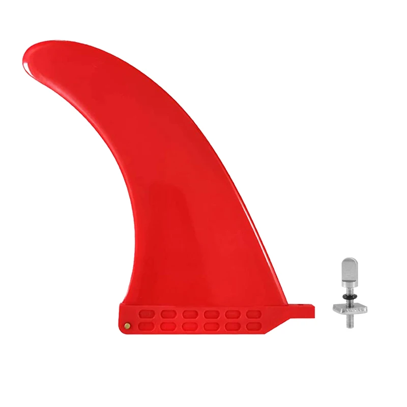 

4 Colors 9 Inch SUP Surf Fins Detachable PVC Single Center Fin For Surfboard Longboard Paddleboard Surfing Accessories