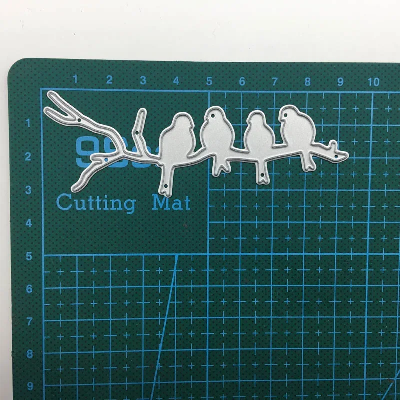 

4pcs Bird Tree Branch Metal cutting Dies Stencils New 2024 Scrapbooking Paper Card Making Embossing Punch Photo Album Template
