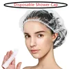 Disposable Shower Cap Plastic Hair Bath Hat Elastic Women Waterproof Caps For Spa Salon Hotel Hair Dye Bathroom Rosa Kitchen 1