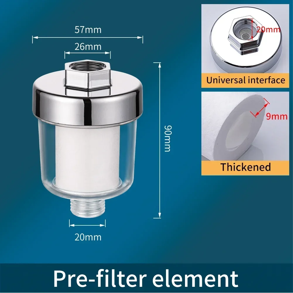 Stainless Steel Water Heater & Washing Machine Front Filter with Scale Inhibitor
