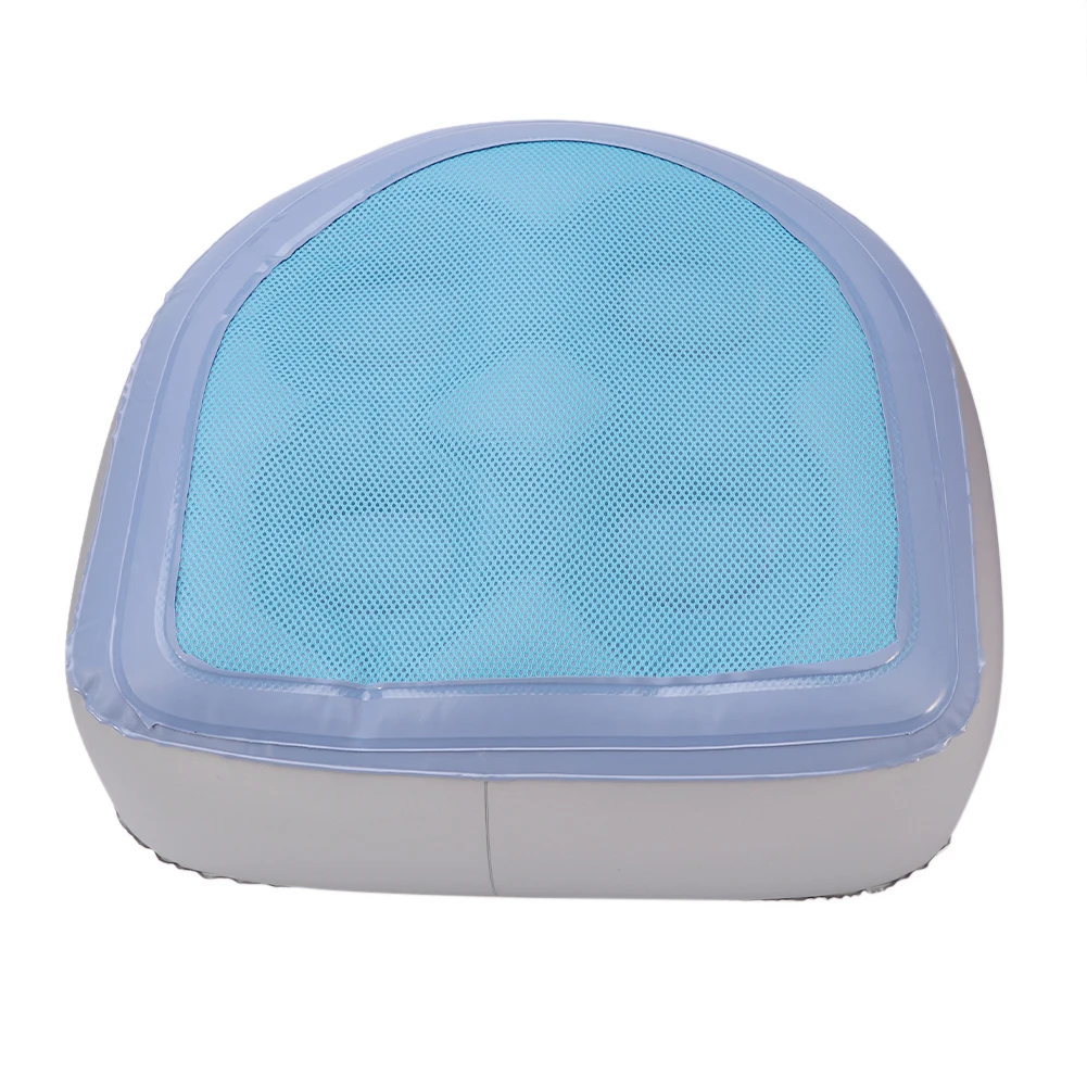 With Mesh Relaxing Inflatable Pad Home Hot Tub Seat Adults Kids PVC Spa Cushion 2
