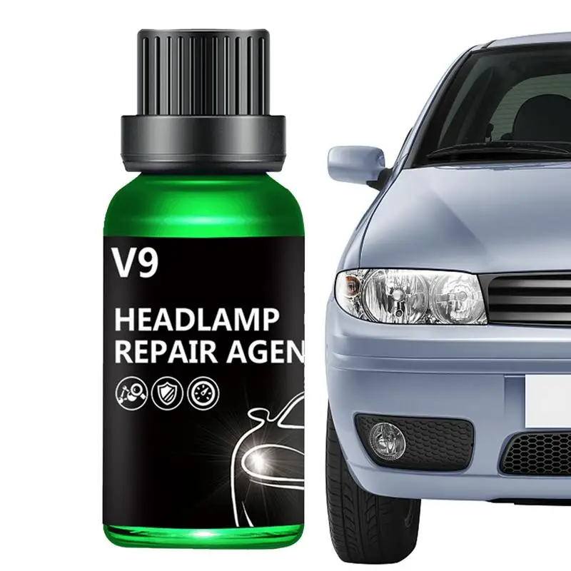 

Car Headlight Repair Fluid 50ml Repair Liquid Headlamp Restorer Lens Polisher Scratch Restoring Fluid Car Light Cleaner For Dull