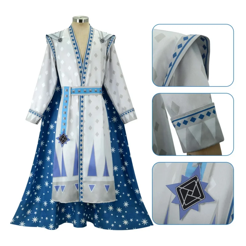 

Великолепный костюм для косплея аниме King Asha, Мужское пальто, Женский комплект, наряды для взрослых, Карнавальная Маскировка на Хэллоуин, ролевые игры Sui