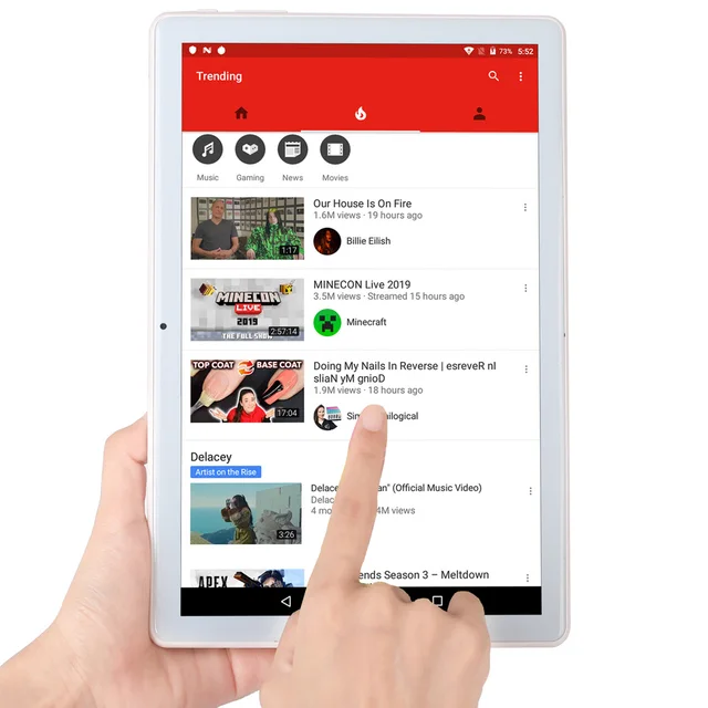 Nuovo Tablet Pc Android da 10.1 pollici Google Play Doppia fotocamera Octa Core Dual SIM Chiamata telefonica Tablet Bluetooth Wifi 4 GB RAM 64 GB ROM 3